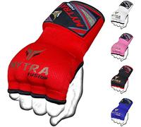 Mytra Fusion Hybrid Boxing Inner Gloves Punching Workout Inner Gloves (L/XL, Red)