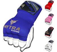 Mytra Fusion Hybrid Boxing Inner Gloves Punching Workout Inner Gloves (S/M, Blue)