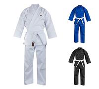 Mytra Fusion kimono judo Varios tamaños y colores kimono jiu jitsu, BJJ Gi Jujitsu Gi ultraligero para hombres, mujeres y niños (6/190, White)