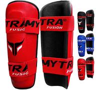 Mytra fusion shin pad Shin Guard Shin Protector for Training Protection & Workout (Red, L/XL)