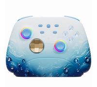 Mytrix Wireless Pro Controllers with Charging Dock, Bluetooth Controller with Hall Effect Joysticks/Hall Trigger (No Drift) for Nintendo Switch, Windows PC iOS Android Steam - Focalors Blue