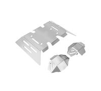 MYUHEDF Bastidor Chasis RC para Axial AXP8 2.2 1/8 Placa Deslizamiento Chasis Acero Inoxidable Protector Eje Coche RC Mejoras Reemplazo Y Reparación