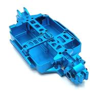 MYUHEDF Bastidor Chasis RC para Hyper GO para MJX 16207 16208 16209 16210 H16 M162 Kit Cajas Cambios Chasis Delantero Y Trasero Metal RC Car OP Accesorios Piezas Actualización(Blue)