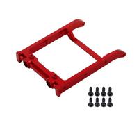 MYUHEDF Bastidor Chasis RC para MN G500 MN86 MN86S MN86K MN86KS 1/12 Aleación De Aluminio Parachoques Delantero Montaje Travesaño RC Crawler Car Actualización Piezas Reemplazo Y Reparación(Red)