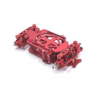 MYUHEDF Bastidor Chasis RC para RC01 1/28 Metal Rear Drive Drift Frame RC Car Carreras Vehículos Orugas Piezas Accesorios Actualizaciones Reemplazo Y Reparación(Red)