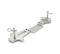 MYUHEDF Bastidor Chasis RC para WLtoys 144016 144018 144001 144002 144010 para Corolla 1/14 Metal Second Floor RC Car Parts Accesorios Actualizaciones Reemplazo(Silver)