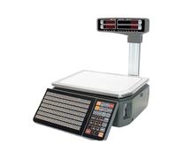 MYUYEE Balanza Electrónica para Caja Registradora con Escáner Y Recibos Impresos, De Alta Precisión para Supermercados, Tiendas Y Uso Comercial.