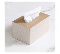 MYUYEE Cajas Porta Papel Porta Pañuelos La Mejor Opción para Regalos De Nuevos Hogares De Amigos Caja Dispensadora De Pañuelos De Cuero Sintético PU Adecuada para Vari(Blanco)