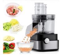 MYUYEE Cortador Eléctrico De Verduras, Máquina para Cortar En Cubitos, Picador De Zanahorias, Patatas Y Cebollas, Cortador Comercial De Verduras Y Frutas De 600 W.