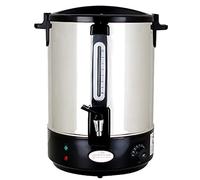 MYUYEE Dispensador De Agua Caliente con Caldera - Termo Eléctrico Ajustable para Hostelería con Indicador De Nivel De Agua para Preparación De Cerveza, Buffet Y Uso Comerci(Negro-50L)