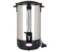 MYUYEE Dispensador De Agua Caliente con Caldera - Termo Eléctrico Ajustable para Hostelería con Indicador De Nivel De Agua para Preparación De Cerveza, Buffet Y Uso Comerci(Negro-15L)