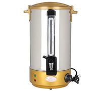 MYUYEE Dispensador De Agua Caliente con Caldera - Termo Eléctrico Ajustable para Hostelería con Indicador De Nivel De Agua para Preparación De Cerveza, Buffet Y Uso Comerci(Oro-20L)