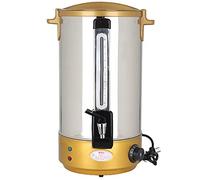 MYUYEE Dispensador De Agua Caliente con Caldera - Termo Eléctrico Ajustable para Hostelería con Indicador De Nivel De Agua para Preparación De Cerveza, Buffet Y Uso Comerci(Oro-40L)