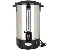 MYUYEE Dispensador De Agua Caliente con Caldera - Termo Eléctrico Ajustable para Hostelería con Indicador De Nivel De Agua para Preparación De Cerveza, Buffet Y Uso Comerci(Negro-20L)