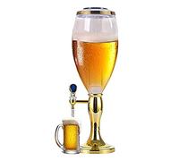 MYUYEE Dispensador De Cerveza Tipo Torre, Dispensador De Bebidas De 3 litros, Dispensador De Cerveza Esférico, Dispensador De Bebidas Tipo Torre para Bares, Fiestas En Casa