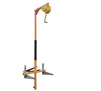 MYUYEE Herramienta De Grúa De Elevación para Instalación De Aire Acondicionado, Cabrestante Manual con Soporte, Herramienta De Montaje Y Desmontaje A Gran Al(1-5 HP + 1200 Libras Cabrestante 20 M)