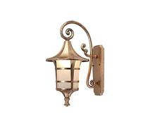 MYUYEE Illuminazione Da Parete Lampada Da Parete Lampada A Collo D'Oca Applique Da Esterno Resistente Alle Alte Temperature E Alla Corrosione Lampada Da Parete Esterna Lant(Ottone - 32 Cm * 47 Cm)