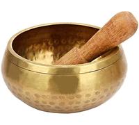 MYUYEE Juego De Cuencos Tibetanos De Bronce Martillados A Mano En Nepal. Fáciles De Tocar. Sonido Hermoso para Yoga, Sanación, Alivio De La Ansiedad Y Atención Plena.