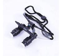 MYUYEE Lupa con Luz, Binoculares Quirúrgicos Dentales 4X 420 Mm, Lupas Profesionales, Lupa Óptica Portátil De Vidrio con Marco De Plástico.