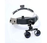 MYUYEE Lupas Dentales, Lupa Frontal Led para Odontología, Lupas Profesionales, Brillo Ajustable, Lupa Binocular con Diadema De 2,5X.