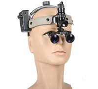 MYUYEE Lupas Dentales, Lupa Frontal, Lupa para Cirugía Bucal, Lupa para Otorrinolaringología, Lupas Binoculares con Diadema De 2,5/3,5 Aumentos.