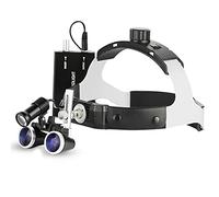 MYUYEE Lupas Dentales, Lupas Binoculares Quirúrgicas De 2,5 Aumentos, Lupas Quirúrgicas De Vidrio Óptico, Adecuadas para Odontología, Neurocirugía Cardiovasc