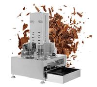 MYUYEE Máquina para Cortar Virutas De Chocolate, Máquina para Hacer Chispas De Chocolate, Caja Extraíble, Estructura De Acero Inoxidable, Arranque con Un Sol
