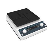 MYUYEE Mezclador de laboratorio, velocidad 500-1200 rpm, temporizador 1min-8h, diseño de bandeja abierta para mezclar soluciones como placas de cultivo celular