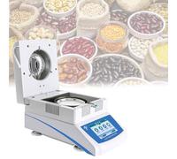 MYUYEE Probador de humedad, medidor automático de pantalla táctil, adaptativo a la temperatura, precisión de 100 g, precisión de 0,002 g, medición del contenido de humedad de laboratorio para la
