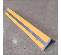 MYUYEE Protector De Pared para Garaje, Protector De Esquina De Pared, Columna De PU De 1 Cm De Espesor para Garajes De Estacionamiento, Reflectante para Taller De Alma(Amarillo - 1 Unidad)