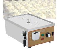 MYUYEE Vaporera Eléctrica Comercial para Dim Sum, con Alarma De Combustión En Seco Y Ajuste De Temperatura De 30 A 110 °C, para Bufés En Tiendas Y Hogares, 2 Orificios