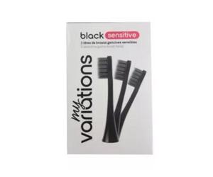 Myvariations Black Sensitive Cabezal Cepillo Encías Sensibl 3uds