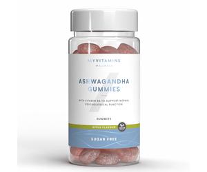 Myvitamins Ashwagandha Gummies, Pot - 60Gominolas - Red Apple (Sugar Free)