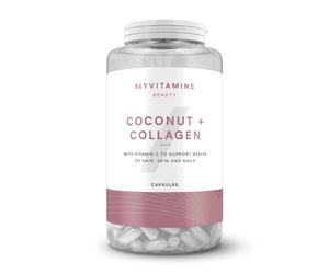 Myvitamins Coconut and Collagen - 180 CAPSULES - 90raciones