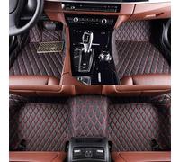 MYVPRO Alfombras Auto Alfombrillas Personalizadas Coche para Chevy para Corvette C8 2020 2021 2022 2023 2024 Accesorios Cuero para Coche Alfombra Pies Alfombrillas Cuero Coche (Color : Negro Rojo)