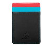 mywalit billetereo Monedero de Piel para Mujer CC Holder with MagCard - 1279-4 - Black Pace