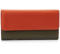 mywalit billetereo Monedero de Piel para Mujer Tri-Fold w/Outer Zip Purse - 269-169 - Lucca