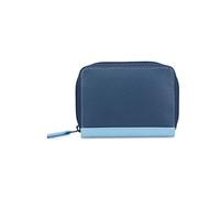 mywalit billetereo Monedero de Piel para Mujer Zip Round Fan C/C Holder - 328-127 - Royal