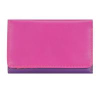 billetereo monedero de piel para mujer -mywalit - Medium Tri-fold w/ outer zip purse - 363-75 - sangria multi