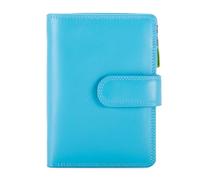 mywalit cartera de cuero medium 10 C/C wallet w/zip purse - 390-177 - mar, turquesa, Moderno