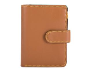 Mywalit Cartera mediana de piel 13 cm marrón