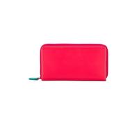 MYWALIT Large Double Zip Around Purse, Lipstick