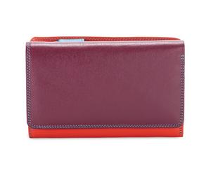 Mywalit Cartera Trifoliar Mediana I Piel 14 cm rojo