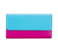 Mywalit Cartera tríptico con cremallera Cartera de piel 17 cm azul