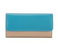 Mywalit Cartera tríptico con cremallera Cartera de piel 17 cm verde