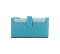 Mywalit Continental Cartera Piel natural 20 cm azul