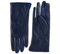 Mywalit Guantes de cuero azul