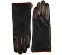 Mywalit Guantes de cuero negro