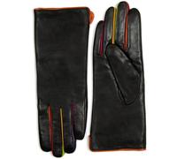 Mywalit Guantes de cuero negro
