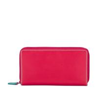 MYWALIT Large Double Zip Around Purse, Lipstick